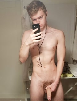 Nude boy with a big dick