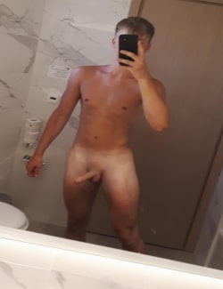 Nude boy with a long dick