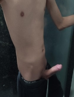 Twink with a shaved dick