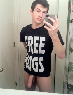 Big dick in the mirror