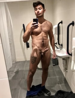 Dick pics in the restroom