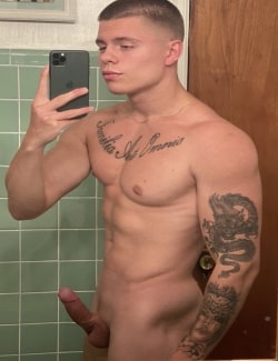 Sexy nude boy with a hot body