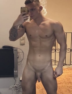 Sexy nude muscular boy