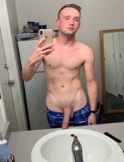 Guy with a huge cock