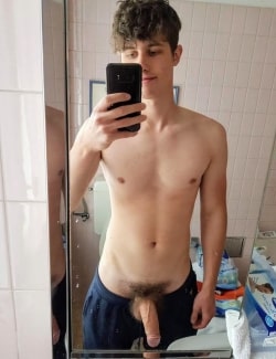 Boy with a hairy dick