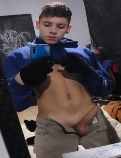 Boy with a perfect cock
