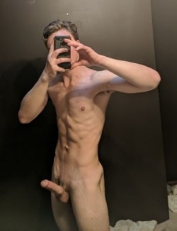 Nude guy with a boner